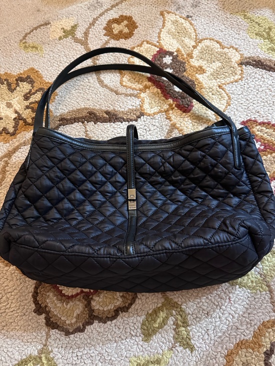 MZ Wallace Handbags - MZ Wallace Quilted Black Astor East to West Shoulder Bag with Top Strap